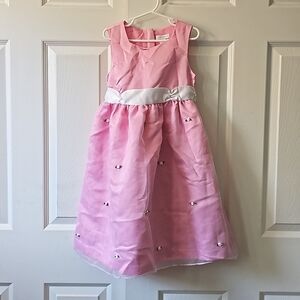Charming Charter Club Girls Formal Party Dress – Size 6, Pink & White Floral